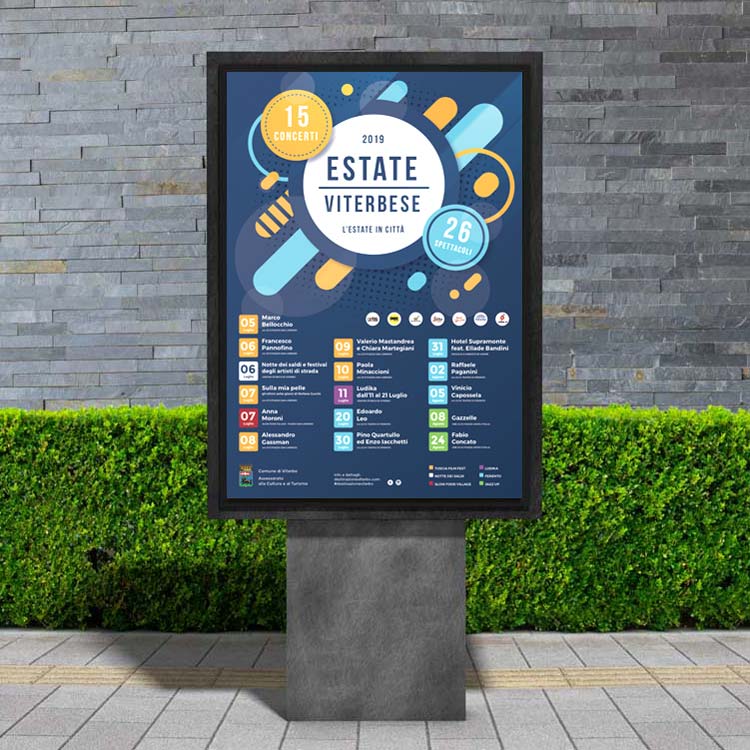 studio iandiorio clienti comune di viterbo estate viterbese 2019