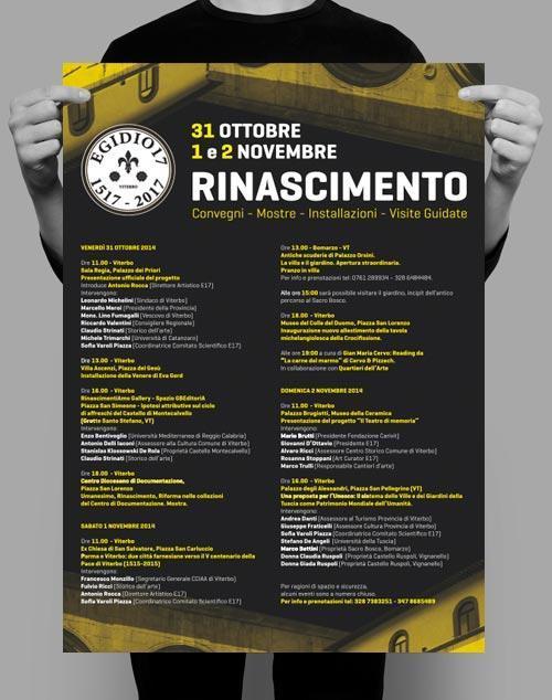 Studio Iandiorio - Clienti - Egidio17 Manifesto